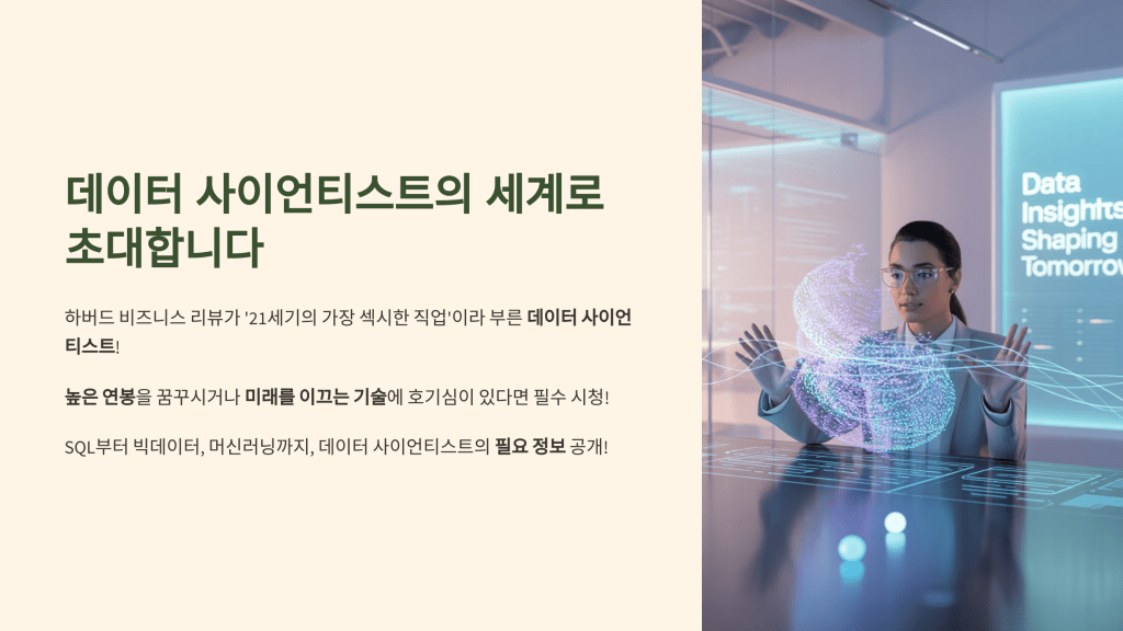 IT 직업군 소개: (두 번째) 데이터&nbsp;사이언티스트