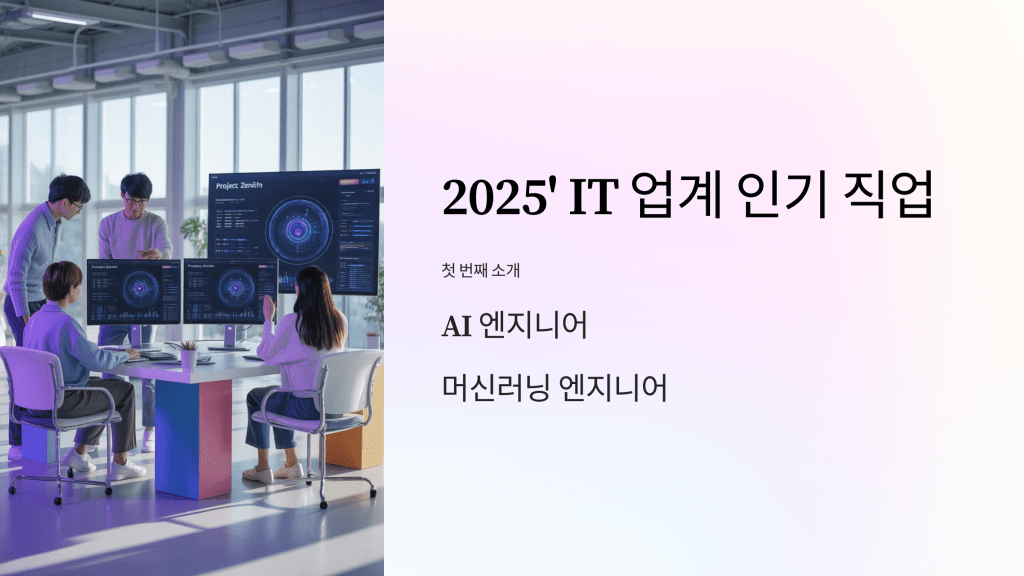 IT 직업군 소개: 첫 번째 AI 엔지니어와 머신러닝&nbsp;엔지니어