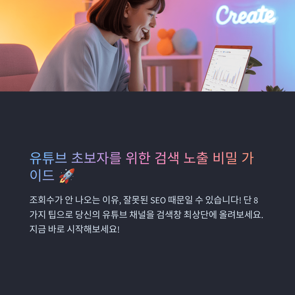 유튜브 SEO 최적화: 조회수를 늘리는&nbsp;비결