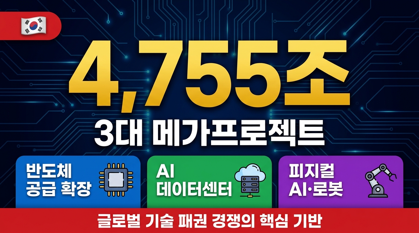삼성·SK 4755조 메가프로젝트 — 3대 투자 핵심 완전 분석