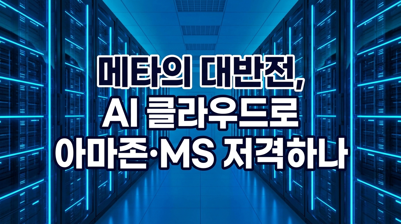 메타의 대반전, AI 클라우드로 아마존·MS 저격하나