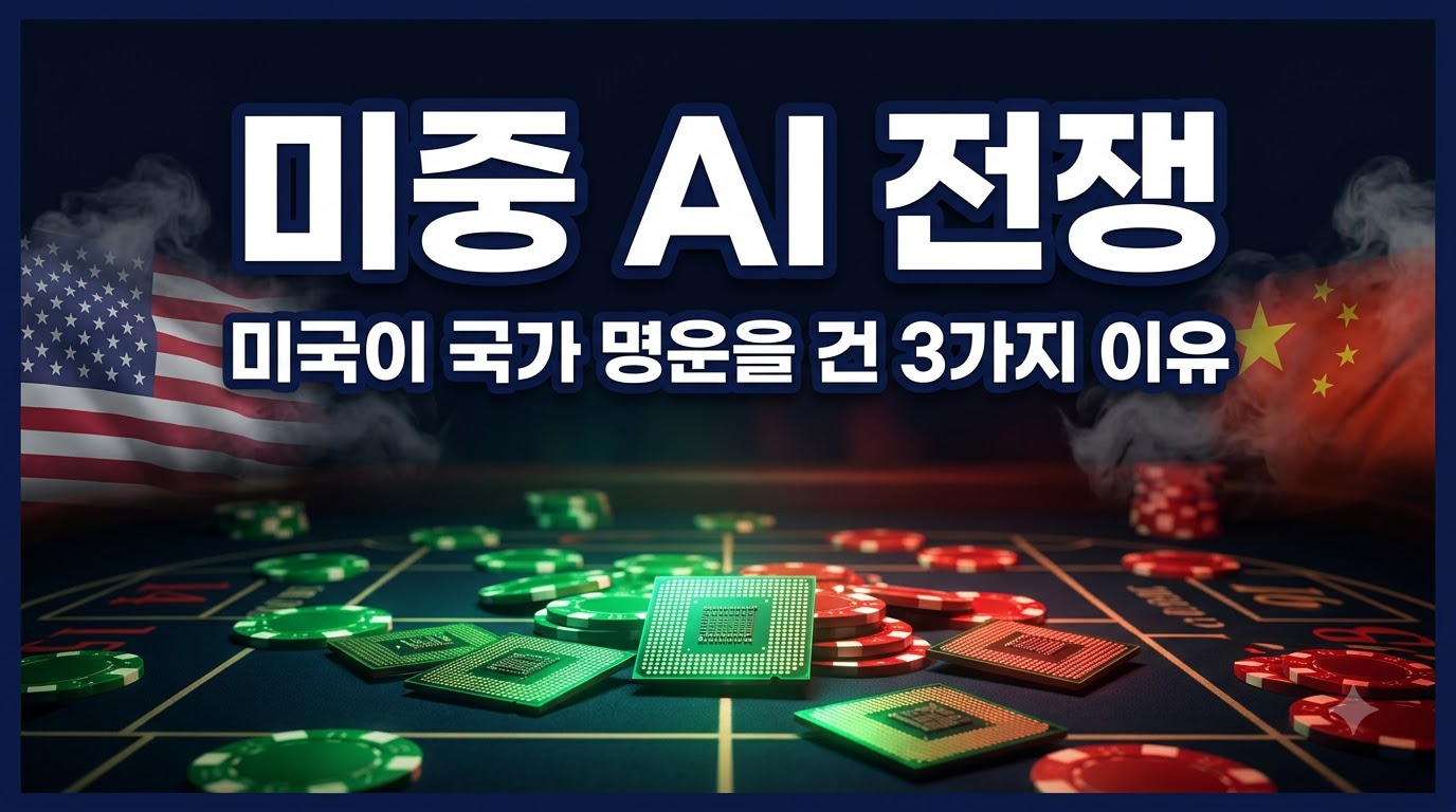 미중 AI 전쟁, 미국이 국가 명운을 건 3가지 이유